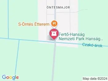 Hansági Tájvédelmi Körzet Fogadóháza Kapuvár - Öntésmajor a térképen
