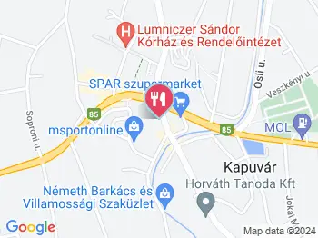 Rozetta Coffeeshop Kapuvár a térképen