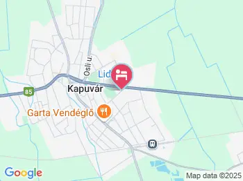 Szent Kristóf Panzió Kapuvár a térképen