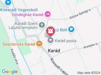 Karádi Tájház Karád a térképen