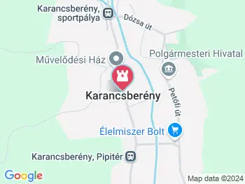 Partizánmúzeum Karancsberény a térképen