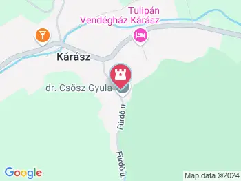 Péterfay József Erdészeti Emlékhely és Közösségi Ház Kárász a térképen