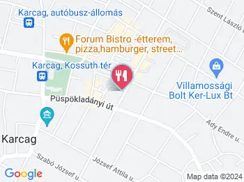 Ezerjó falatozó Karcag a térképen