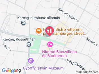 Forum Bistro Karcag a térképen