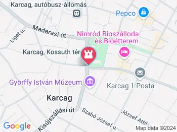 Györffy István Nagykun Múzeum Karcag a térképen