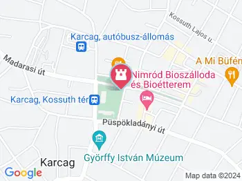 Kossuth szobor Karcag a térképen