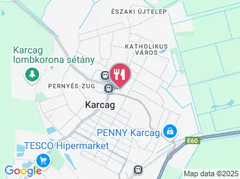 Nimród Bioétterem Karcag a térképen