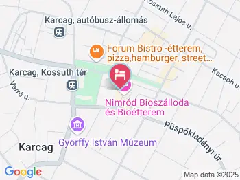Nimród Bioszálloda és Bioétterem Karcag a térképen