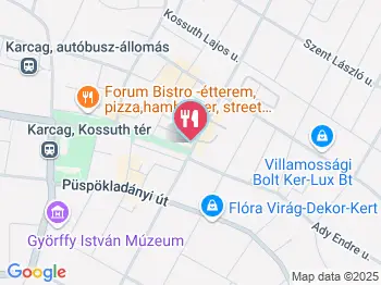 Origo Presszó Karcag a térképen