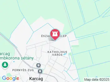 Szélmalom Karcag a térképen