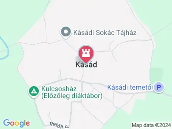 Sokac Tájház Kásád a térképen