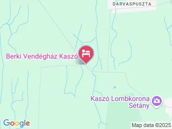 Berki Vendégház Kaszó a térképen