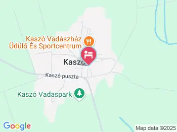 Kaszó Vadászház & Üdülő Kaszó a térképen
