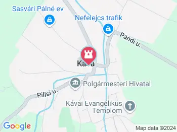 I. világháborús emlékmű Káva a térképen