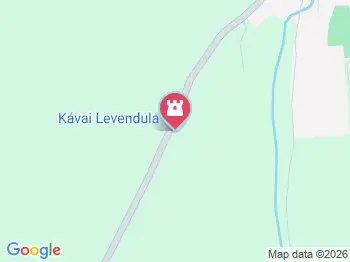 Kávai levendula Káva a térképen