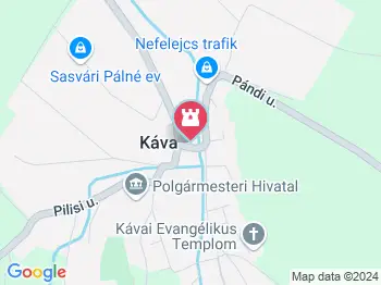 Kölcsey Ferenc Káva a térképen