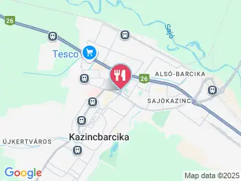 Ambrózia Étterem és Panzió Kazincbarcika a térképen