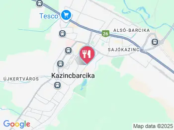 Hotel Lukács - Strand Étterem Kazincbarcika a térképen
