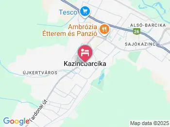 Kolor House Apartman Kazincbarcika a térképen