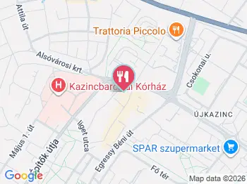 McDonald's, Kazincbarcika Kazincbarcika a térképen
