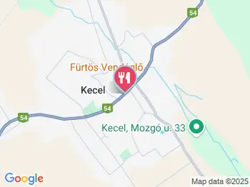 Fürtös Vendéglő Kecel a térképen