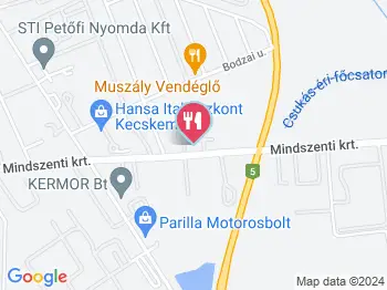 AFIT Büfé Kecskemét a térképen