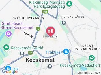 Aranyhomok Szálloda, Mediterrán Étterem Kecskemét a térképen