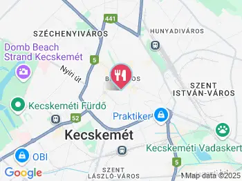Bagatell Étterem Kecskemét a térképen