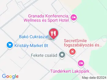 Bakó Cukrászat Kecskemét a térképen
