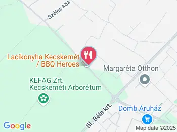 BBQ Heroes Kecskemét a térképen