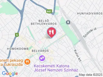 BistroMokambo Étterem és Rendezvényház Kecskemét a térképen