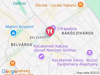 Cafe Frei - Fő tér Kecskemét a térképen