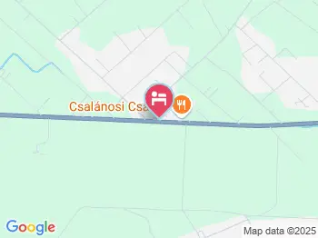 Csalánosi Csárda Panzió Kecskemét a térképen