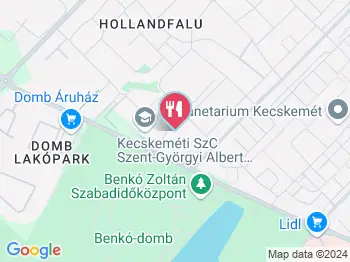 Csaó Bella Pizzéria Kecskemét a térképen