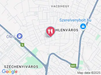 Csaplár Vendéglő Kecskemét a térképen