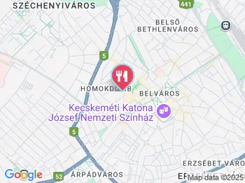 Dharma Indiai Vegetáriánus Étterem Kecskemét a térképen