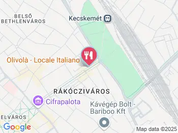 Dióhéj Étterem Kecskemét a térképen