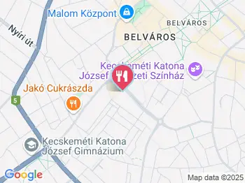 Duna Döner Kecskemét a térképen