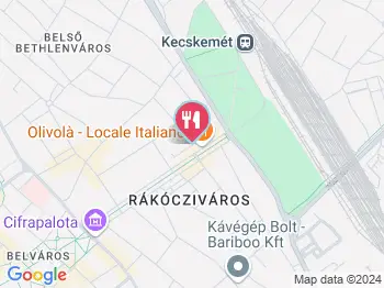 Édes Pötty Kecskemét a térképen