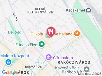 Fodor Cukrászda Kecskemét a térképen