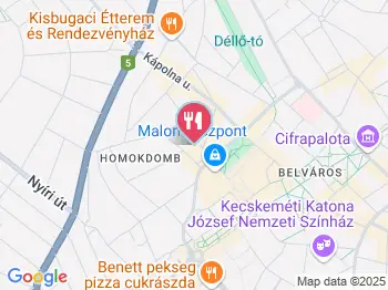 Fortuna Gyros Gyorsétterem Kecskemét a térképen