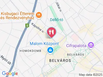 Garázs Kávézó Kecskemét a térképen