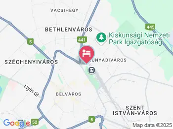 Hotel Háry Kecskemét a térképen