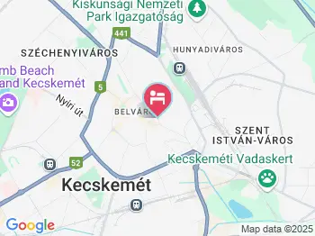 Hotel Uno Kecskemét a térképen