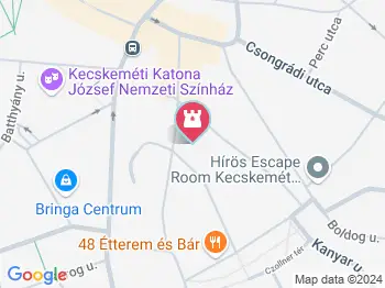 Katona József Emlékház Kecskemét a térképen