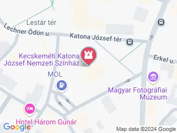 Katona József Nemzeti Színház Kecskemét a térképen