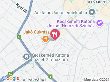 Kebab Factory Kecskemét a térképen