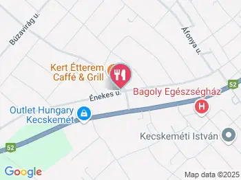 Kert Étterem Caffé & Grill Kecskemét a térképen