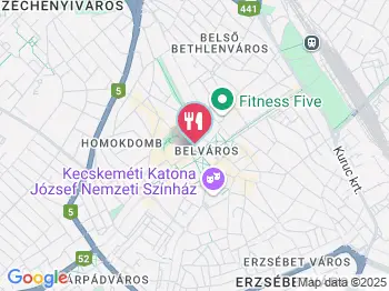 Kishomok Bisztró Kecskemét a térképen