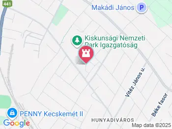 Kiskunsági Nemzeti Park Kecskemét a térképen